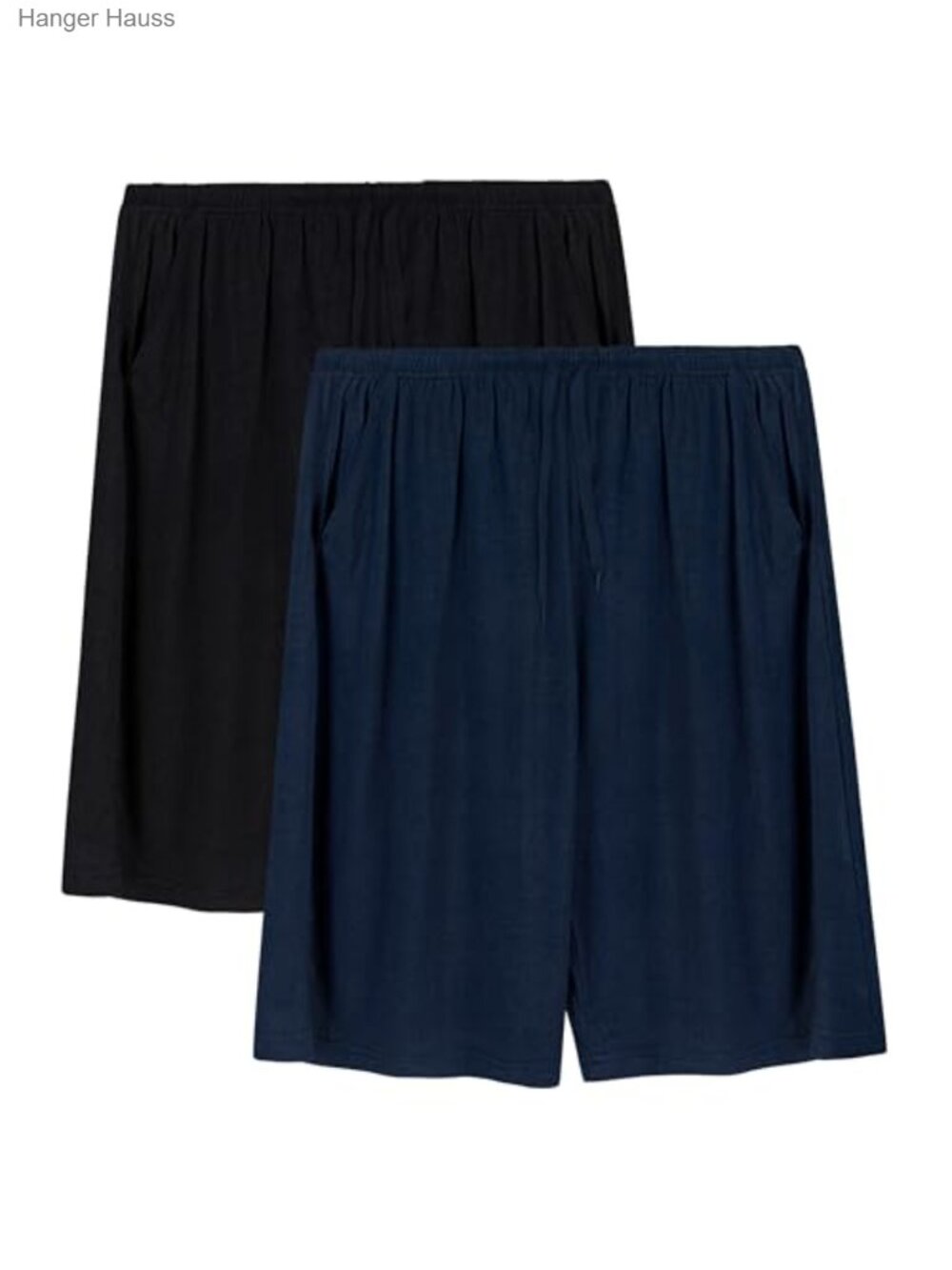 Mens Pajama Shorts Modal Spandex Soft Lounge Sleep Shorts Drawstring Pockets